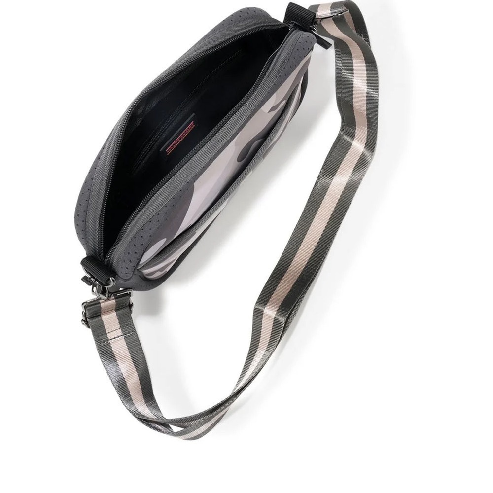 Haute Shore Drew Safari Camo Neoprene Camera Crossbody Bag NWT - Picture 6 of 7
